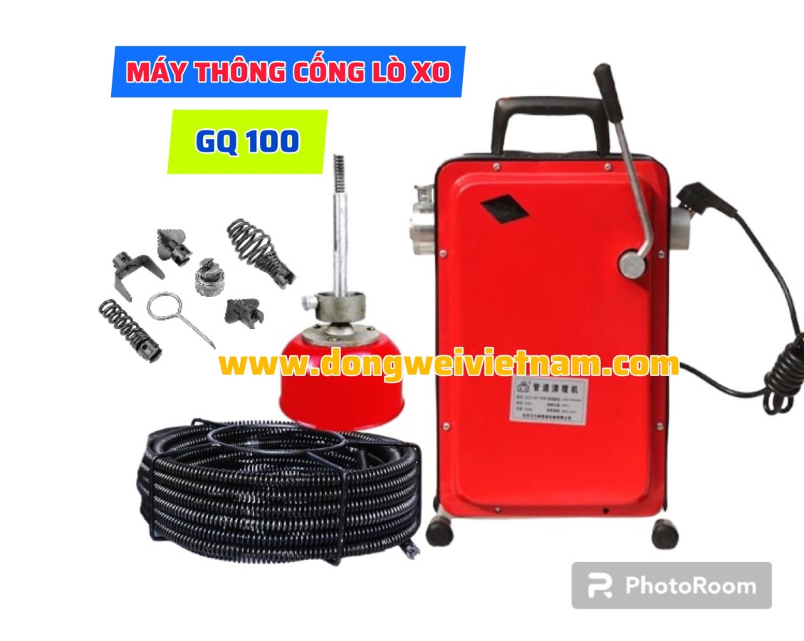 MÁY THÔNG CỐNG LÒ XO GQ100A -900W