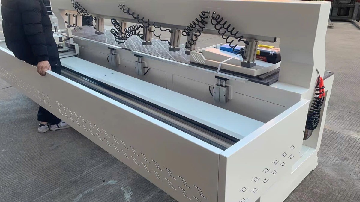 Máy khoan ngang 2 đầu CNC CKZ 350 