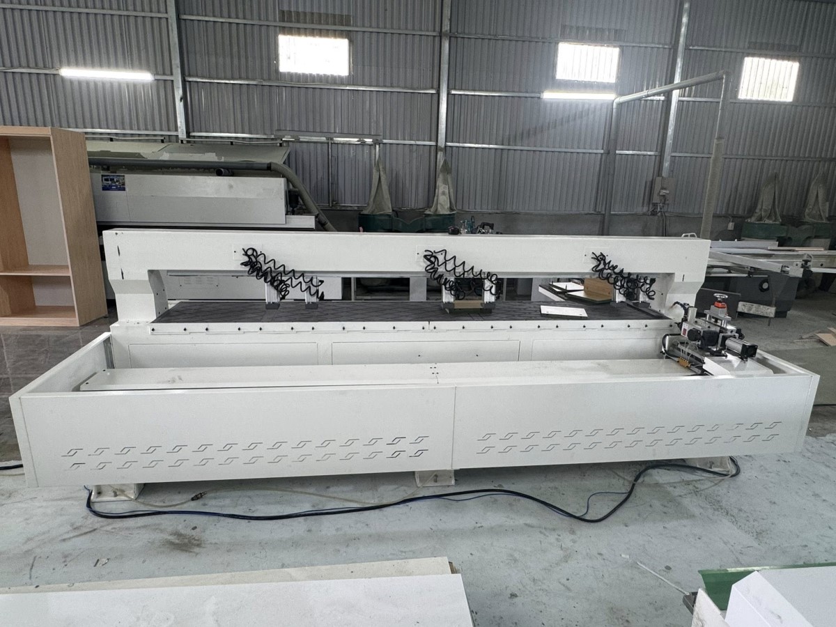 Máy khoan ngang 2 đầu CNC CKZ 350 