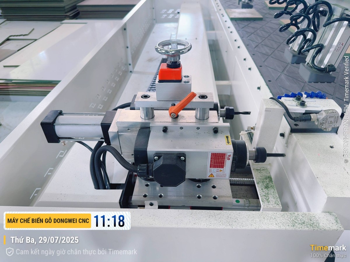 Máy khoan ngang 2 đầu CNC CKZ 350 