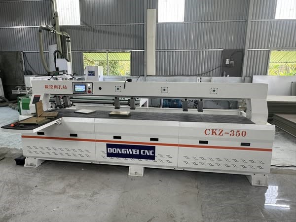 Máy khoan ngang 2 đầu CNC CKZ 350 